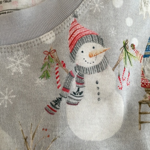 Pottery Barn Kids Snow Day Gnomes Pajamas Size 12, NWOT - Picture 2 of 12